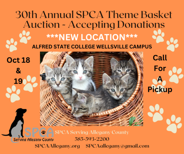 SPCA Serving Allegany County 30th Annual Theme Basket Auction