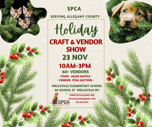 SPCA Serving Allegany County 2024 Holiday Craft & Vendor Show